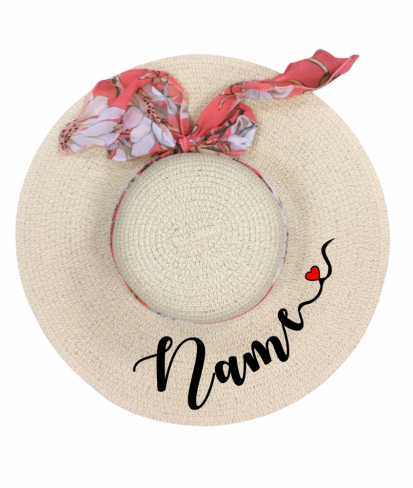 Personalised Summer Hat with Name